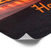 Hawaii Beach Hawaiian Islands Poster (Hoek)