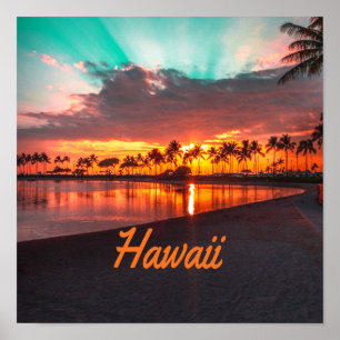 Hawaii Beach Hawaiian Islands Poster
