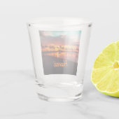 Hawaii Beach Hawaiian Islands Shot Glas (Achterkant)