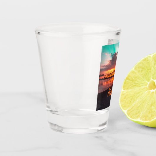 Hawaii Beach Hawaiian Islands Shot Glas (Links)
