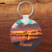 Hawaii Beach Hawaiian Islands Sleutelhanger (Voorkant)