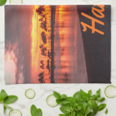 Hawaii Beach Hawaiian Islands Theedoek (Gevouwen)