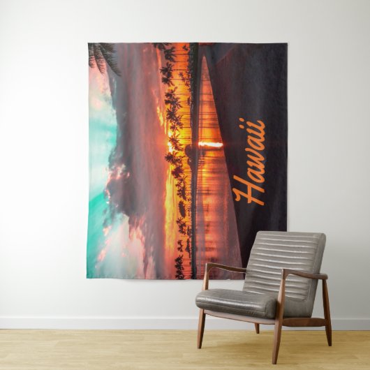 Hawaii Beach Hawaiian Islands Wandkleed (In situ)