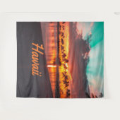 Hawaii Beach Hawaiian Islands Wandkleed (Voorkant (horizontaal))