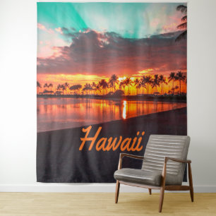 Hawaii Beach Hawaiian Islands Wandkleed