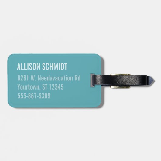 Hawaii Beach | Het strand roept om een foto Bagagelabel (Achterkant horizontaal)