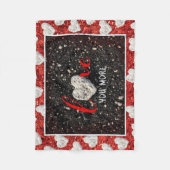 Hawaii Beach Love You Meer Hartfotografie vet Fleece Deken (Voorkant)
