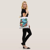 Hawaii Beach Mountains Tropische bloemen Reizen Ku Tote Bag (Op model)
