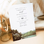 HAWAII  Beach Ocean Palm Tree Wedding Kaart