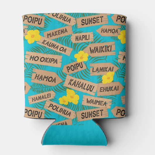 Hawaii Beach Party Blikjeskoeler (Achterkant)