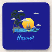 Hawaii Beach Sunset Drankjes Onderzetter (Voorkant)