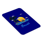 Hawaii Beach Sunset Magneet (Rechterzijde)