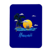 Hawaii Beach Sunset Magneet (Verticaal)