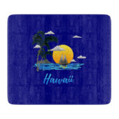 Hawaii Beach Sunset Snijplank (Voorkant)