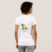 Hawaii Beach Sunset T-shirt (Achterkant volledig)