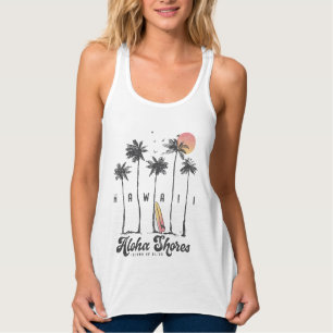 Hawaii Beach Surfer Zomervakantie Tanktop
