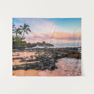 Hawaii Beach Tapestry Wandkleed