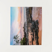 Hawaii Beach Tapestry Wandkleed (Voorkant)