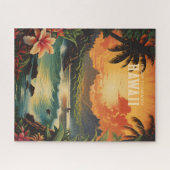 Hawaii Beach Travel Art Legpuzzel (Horizontaal)