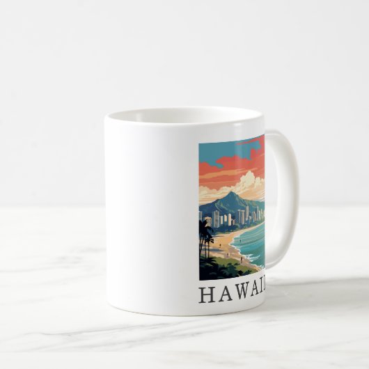 Hawaii Beach Travel  Koffiemok (Voorkant rechts)