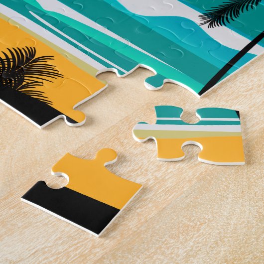 Hawaii Beach Travel Poster Legpuzzel (Zijkant)