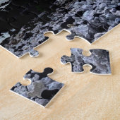 Hawaii Beach Tree Silhouette verzamelt momentencit Legpuzzel (Zijkant)