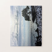 Hawaii Beach Tree Silhouette verzamelt momentencit Legpuzzel (Verticaal)