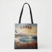  Hawaii Beach Tropical Paradise Painting Tote Bag (Voorkant)