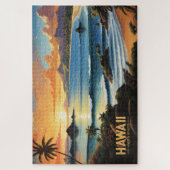 Hawaii Beach Tropical Paradise  schilderij Legpuzzel (Verticaal)
