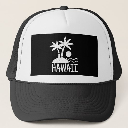 Hawaii Beach Trucker Pet (Voorkant)