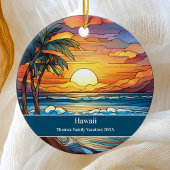 Hawaii Beach Vakantie Keramisch Ornament