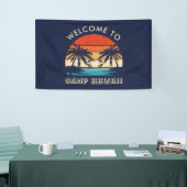 Hawaii Beachfeest Retro zonsondergang Spandoek (Beurs)