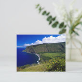 Hawaii Beauful Beach en Mountains Briefkaart (Staand voorkant)