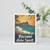 Hawaii Beroemde Reisplaats Briefkaart (Staand voorkant)