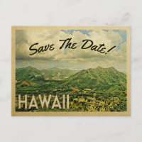 Hawaii bewaar de datum Briefkaarten