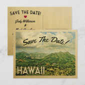 Hawaii bewaar de datum Briefkaarten (Voorkant / Achterkant)