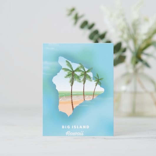 Hawaii Big Island Briefkaart (Staand voorkant)