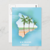 Hawaii Big Island Briefkaart (Voorkant / Achterkant)