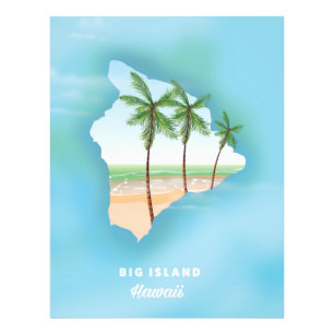 Hawaii Big Island Foto Afdruk