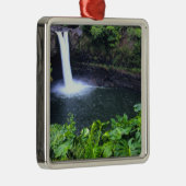 Hawaii, Big Island, Hilo, Rainbow Herfsten, Lush Metalen Ornament (Rechts)