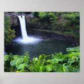 Hawaii, Big Island, Hilo, Rainbow Herfsten, Lush Poster (Voorkant)