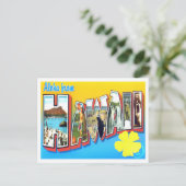 Hawaii  Big Letters Briefkaart (Staand voorkant)