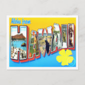 Hawaii  Big Letters Briefkaart (Voorkant)