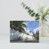 Hawaii Bikes geparkeerd op Lanikai Beach Briefkaart (Staand voorkant)