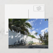 Hawaii Bikes geparkeerd op Lanikai Beach Briefkaart (Voorkant / Achterkant)