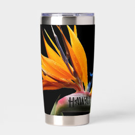 Hawaii Bird of Paradise Plant Flower Geïsoleerde Drinkbeker