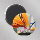 Hawaii Bird of Paradise Plant Flower Magneet