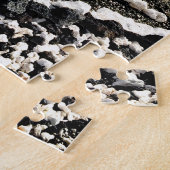 Hawaii Black Sand Beach Coral Love Heart Foto Legpuzzel (Zijkant)