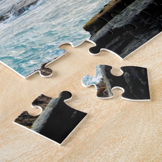 Hawaii Black Sand Beach reis is bestemming Legpuzzel (Zijkant)