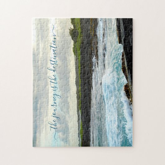 Hawaii Black Sand Beach reis is bestemming Legpuzzel (Verticaal)